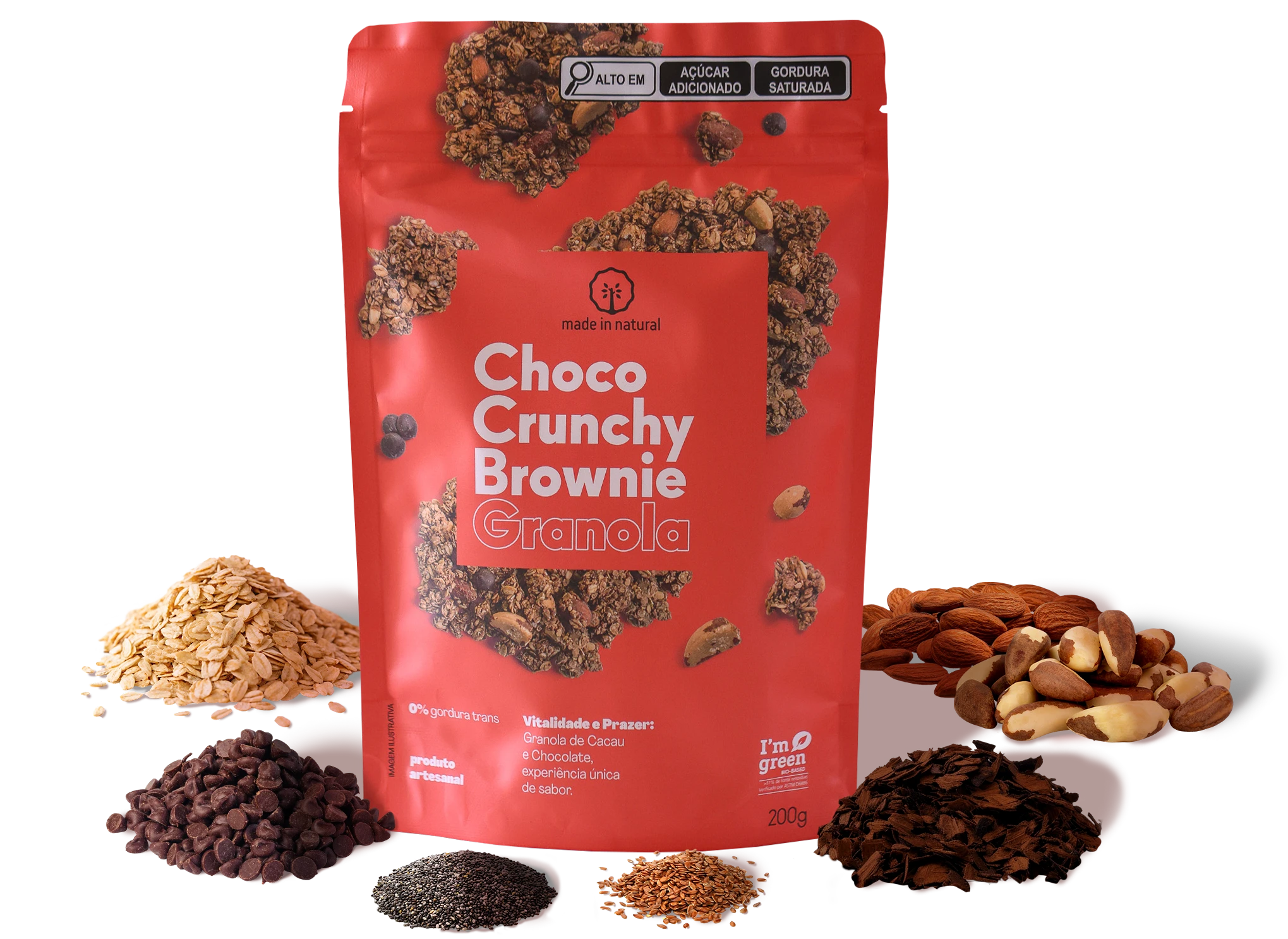 ingredientes-chococrunchy Choco Crunchy Brownie Granola